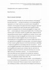 Research paper thumbnail of Zintuiglijk denken en het vraagstuk van de esthetica [in Dutch]