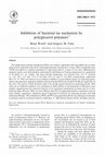 Research paper thumbnail of Inhibition of bacterial ice nucleation by polyglycerol polymersq