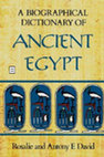 Research paper thumbnail of A Biographical Dictionary of Ancient Egypt