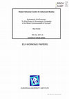 Robert Schuman Centre for Advanced Studies Subsidiarity & its Enemies: To What Extent Is Sovereignty Contested in the Mixed Commonwealth of Europe? EUROPEAN FORUM SERIES Cover Page