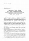 Research paper thumbnail of The Church of Divine Wisdom or of Christ - the Incarnate Logos? Dedication of Hagia Sophia in Constantinople in the Light of Byzantine Sources from 5th to 14th century