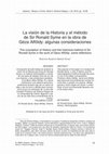 Research paper thumbnail of La visión de la Historia y el método de Sir Ronald Syme en la obra de Géza Alföldy: algunas consideraciones.