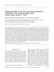 Research paper thumbnail of Phylogeography of the last surviving populations of Rhodian and Anatolian fallow deer (Dama dama dama L., 1758) 