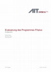 Evaluierung des Programmes FHplus Cover Page