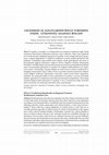 Research paper thumbnail of atif2012 oter_Geleneksel El Sanatlarının Bölge Turizmine Etkisi: Güneydoğu Anadolu Bölgesi / Effect of traditional handcrafts on regional tourism: Southeastern Anatolia Case