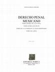 Derecho Penal Mexicano, Gustavo Malo Camacho Cover Page