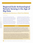 Regional-Scale Archaeological  Remote Sensing in the Age of  Big Data: Automated Site Discovery vs. Brute Force Methods Cover Page