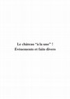 « L’entrée d’Anne d’Autriche dans Madrid en 1570 et les murailles du Madjrit omeyyade », Le château « à la Une ! », Evénements et faits divers, Actes des Rencontres d’Archéologie et d’Histoire en Périgord (26-28 septembre 2008), A.-M. Cocula et M. Combet éd., Bordeaux : Ausonius, 2009, p. 107-122. Cover Page