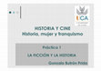 Research paper thumbnail of PRESENTACION HISTORIA Y CINE 1 LA IMAGEN Y LA HISTORIA