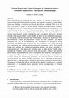 Research paper thumbnail of Mental Health and Ethno-Etiologies in Southern Africa: Towards Collaborative Therapeutic Relationships