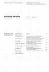 Jeanette Kohl: The Face is Where the Nose is (co-authored with Dominic Olariu).  In: EN FACE. Seven Essays on the Human Face, kritische berichte 1/2012 (40), pp. 1-7 Cover Page