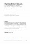 Research paper thumbnail of Mateo, J.P. (2013). "La crisis económica mundial y la acumulación de capital, las finanzas y la distribución del ingreso", Revista de Economía Crítica, No. 15, pp. 31-60