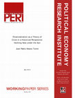 Research paper thumbnail of Mateo, J.P. (2011). "The financialization as a theory of crisis in a historical perspective: nothing new under the sun", Working Paper Series No. 262, July, Political Economy Research Institute, University of Massachusetts –Amherst