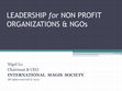 Research paper thumbnail of Youth Leadership for Non Government Organization (pptx/pdf)