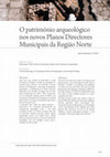 Research paper thumbnail of SILVA, António Manuel S. P. (2010) - O património arqueológico nos novos Planos Directores Municipais da Região Norte