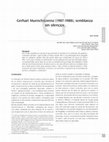 Research paper thumbnail of GERHARDT MUENCH-LORENZ (1907-1998): SEMBLANZA SIN SILENCIOS