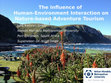 Research paper thumbnail of The Influence of Human-Environment Interaction on Nature-based Adventure Tourism