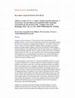 Research paper thumbnail of Review of Alison E. Cooley, M. G. L. Cooley, Pompeii and Herculaneum: A Sourcebook. Second edition (first published 2004). Routledge sourcebooks for the ancient world.