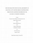 NEST SITE SELECTION, NEST SUCCESS, AND DENSITY OF SELECTED CAVITY-NESTING BIRDS IN NORTHEASTERN OREGON WITH A METHOD FOR IMPROVING THE ACCURACY OF DENSITY ESTIMATES Cover Page