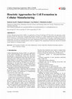 Heuristic Approaches for Cell Formation in Cellular Manufacturing Cover Page