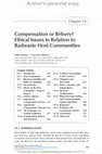 Compensation or Bribery? Ethical Issues in Relation to Radwaste Host Communities  Cover Page