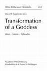 "Archaeological and Inscriptional Evidence for Phoenician Astarte" pp. 167-94 in D. Sugimoto ed. Transformation of a Goddess: Ishtar - Astarte - Aphrodite. Fribourg: Academic and Gottingen: Vandenhoeck & Ruprecht, 2014. Cover Page