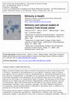 Research paper thumbnail of Ethnicity and Cultural Models of Recovery from Breast Cancer