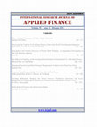 Contents Effect of Equity Financing on Product Market Behavior Cover Page