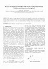 Research paper thumbnail of Response of a Simply Supported Beam with a Strain Rate Dependent Elasticity Modulus when Subjected to a Moving Load