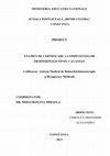 Research paper thumbnail of ŞCOALA POSTLICEALĂ „HENRI COANDA” CONSTANŢA PROIECT