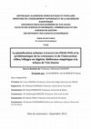 Research paper thumbnail of FACULTE DES SCIENCES ECONOMIQUES, COMMERCIALES ET DES SCIENCES DE GESTION DEPARTEMENT DES SCIENCES ECONOMIQUES