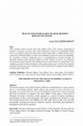 Research paper thumbnail of İran'ın Stratejik Kartı Olarak Hürmüz Boğazı'nın Önemi /  The Importance of The Strait of Hormuz As Iran's Strategic Card