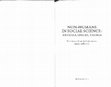 Research paper thumbnail of Non-humans in social sciences: Animals, spaces, things - Introductory chapter (P. Gibas, K. Pauknerová, M.Stella)