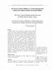 Research paper thumbnail of Os Novos Críticos Niilistas e a Transvaloração dos Valores da Cultura Escolar na Escola Pública