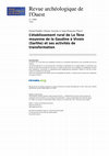 Research paper thumbnail of L'établissement rural de La Tène moyenne de La Gaudine à Vivoin (Sarthe) et ses activités de transformation. Parution 2006