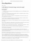 Research paper thumbnail of Guest editorial, Plattsburgh Press-Republican. In My Opinion: communal energy conservation urged