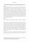 Research paper thumbnail of Du féminisme matérialiste et de son usage pour penser la santé