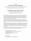 Research paper thumbnail of The Persistence of Slavery in Rhode Island: Human Trafficking in the Ocean State (Abstract, Peer-reviewed)