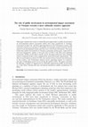 Research paper thumbnail of The role of public involvement in environmental impact assessment in Vietnam: towards a more culturally sensitive approach