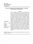 Research paper thumbnail of Tourism and consequential environmental degradation: An unfolding equation of impacts in Indian context