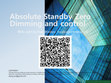 Research paper thumbnail of Absolute Standby Zero Dimming and control