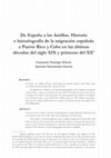 Research paper thumbnail of La inmigración en Cuba y Puerto Rico, siglo XIX