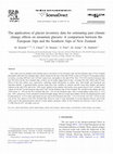 Research paper thumbnail of The application of glacier inventory data for estimating past climate change effects on mountain glaciers: A comparison between the European Alps and the Southern Alps of New Zealand