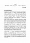 Research paper thumbnail of PRÓLOGO A "JULIÁN ORBÓN: EL LATIDO DE LA AUSENCIA", DE MARIANA VILLANUEVA 