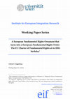 Research paper thumbnail of A European Fundamental Rights Ornament that turns into a European Fundamental Rights Order: The EU Charter of Fundamental Rights at its fifth birthday