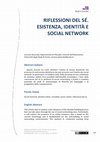 Riflessioni del sé. Esistenza, identità e social network Cover Page