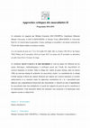 Research paper thumbnail of Séminaire EHESS "Approches critiques des masculinités". Edition 2014-2015 : "Rapports sociaux et subjectivité"