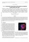 Research paper thumbnail of Herschel photometric observations of the nearby low metallicity irregular galaxy NGC 6822