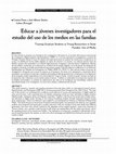 Research paper thumbnail of Educar a jóvenes investigadores para el estudio del uso de los medios en las familias