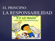 Research paper thumbnail of EL PRINCIPIO DE LA RESPONSABILIDAD